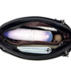 Jingshi Frauenbag 2025 Neue Frauen Umhängetasche High-End Small Square Bag mittleren Alters vielseitiger Crossbody-Tasche weiches Lederschwarz