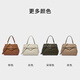Dissona 2025 Autumn and Winter New Letter Series Sobre Bag Soft Wide Camisequero de un solo hombro Crossbody Bag Small-Dark (Precio de la etiqueta: 2598)
