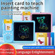 Shantoulin Village Children's Aufklärungsspielzeug LCD Graffiti Handschriften Bilanz zweisprachiger Kartenlernen Lernkompetenz Frühschulmaschine grenzüberschreitend zwei-in-Eins-510 Hörbücher Pink Chinese English
