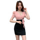 
BFXY nightclub work clothes, sexy dresses, nightclub KTV dress massage foot bath technician 3882 black M suggests 95-105Jin [Jin equals 0.5 kg]