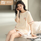 
Modal 2025 new pajamas for women's summer pure cotton shorts shorts spring and autumn summer style can be worn outside home clothing suit ZH-9856# shorts M (80-100Jin[Jin equals 0.5 kg])