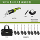 Ouoety Wacx Angle Grinder Wu738 High Power 3000 Watts 746 Coupe à la main et broyage de polissage industriel et broyage WU729-150 mm1400w [Standard]