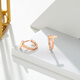 Trendy Acer Simple U-shaped 18K gold stud earrings for women rose gold color gold earrings as a birthday gift for your girlfriend, single style
