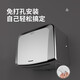 
XMSJ hand dryer fully automatic induction dryer hand dryer bathroom mobile phone stainless steel commercial hand blower hand dryer A3893 blue stainless steel short model