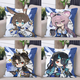 Ark of Tomorrow, Luosen Chongyue Amiya Dormitory Nap Sofa Pillow Bedside Bedside Backrest Cushion Pillow D1047 XiQ 45cm*45cm Pillow core with centimeters + double-sided picture