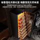 CIGARLOONG 168C cigar cabinet intelligent and precise frequency conversion constant temperature and humidity compressor air-cooled frost-free home WiFi ammonia removal safety fingerprint lock cedar wood liner shelf red wine cabinet box nourishment + ammonia purification + WiFi + fingerprint lock