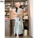 Robe épissée chinoise de style chinois de style coton pour les femmes en été 2025 Nouvelle petite personne Tempérament de taches minces de style chinois jupe 6173 Couleur d'image [haute qualité 58] M 90-100jin [Jin est égal à 0,5 kg]