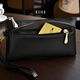 Queen Trip2025 Neue Kupplungsbeutel mittleren und älteren Frauen Langer Brieftasche Mobiltelefone Aufbewahrung Make-up-Tasche Mode Retro-Tasche Schwarz