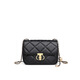 Anysmic Bag Damenbeutel leichte Luxus große Marke High-End-Marke Frauenbag 2025 Neue One-Shoulder Crossbody Bag Kette kleine quadratische Tasche Schwarz