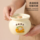 Baijie ceramic bowl, Wanshi Daji stew pot, soup bowl, water-proof inner tank, steamed egg porridge, bird's nest, lard can, tableware, medium size 400ml