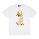 Lee Kids Smiley Face Justin Bieber Drewicon Love Patrón de oso Ronda Redonda Reductor manga de mangas cortas Hombres y mujeres 1278 S