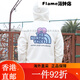 La sudadera de la cara norte en el lado norte para hombres y mujeres 24 Dragon Year Spring and Summer Nuevos deportes de ocio al aire libre White/QLI XS160 Todos los tamaños