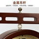 Hanshi (Hense) Chinese-style living room table clock TV cabinet desktop clock Chinese style wooden decoration home high-end clock HD209 metal plate