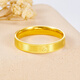 Yongzhe gold rice-shaped ring for female couple, men's ring, pure gold for girlfriend, gold ring for wife, anniversary gift, rice-shaped ring, No. 22 ring, about 2.1g