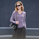 Sancai 2025 new autumn style pit strip sweater POLO collar sweater slim drawstring pullover M