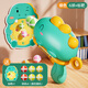 Bei Chuzhong Children's Toys 1-3-6 Years Old Boy Birthday Gift Kids Shooting Toy 4-6 Years Old Dinosaur Sticky Ball Toy Gun Green Dinosaur Gun 6 Balls + 1 Target + 1 Hook Large Capacity Long Range 2025 Most Popular Toys Kindergarten Children 6-10 Years Old Elementary School Students