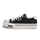 Frauenschuhe für Frauen im Sommer Neue Dickdick-Canvas-Schuhe für Frauen vielseitige Freizeitbrettschuhe für Männer und Studenten Paar Sportschuhe für Frauen schwarze Leinwand (Flaggschiff) 37 (Frauenmodell)