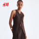 H/M2025 summer new women's clothing fashionable casual and versatile long vest 1288086 White S 160/84 36
