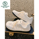 Specht Sommer atmungsaktiv und instabile Frauenschuhe Mesh Schuhe mit Rock weiße Schuhe Vielseitige Ballerina Trainingschuhe flache Schuhe 3527 Beige 36