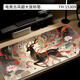 Ruqinlian ancient style cool mouse pads for extra large men and women's workstation office computer desk pads customized e-sports keyboard pads smooth thickened lock edge wrist pads support customized non-slip and wear-resistant 15124 [thickened lock edge, skin-friendly and smooth] length 1000mmX width 500mmX thickness 4mm