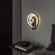 SANXIONG AURORA MUR LEAU LATTRE CORRIDE MUR CORRIDE ENTRÉE ENTRANCE SOIX LETURE MUR MUR NORDIQUE CONTRÔLE VOIX SMART LIGHTE YS854 COPPER 20CM TROIS COLL