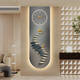 Yonghuan step by step high up U-shaped exquisite carving porch decoration painting Elk good meaning warm light background wall lamp painting X4877 70*210UV exquisite carving++ without light