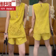 维多利亚的格调夏季小香风无袖刺绣背心+短裤两件套小仙女国风设计感一整套套裤 白色 两件套 M 建议穿90-110斤左右