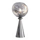 Nachteile leichte Dekoration Licht Luxus Schreibtisch Lampe Nordic Moderne einfache Glasdesigner Wohnzimmer Schlafzimmer Modell Zimmerlampe M1047 Rauchgrau großer Knopfschalter