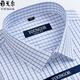 Yageor Flagship Officiel Store Short à manches à manches courtes pour hommes Coton Pure Coton Moyen-Casual Business Iron-Free-Free-Free Paid Shirts à manches courtes DX6630 38 Suggestions [70-95Jin [Jin est égal à 0,5 kg]]]
