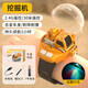 4DRC alloy watch remote control car multiplayer battle engineering truck mini children's toy car boy birthday gift 2.4G watch remote control car-bulldozer