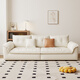 
Mumian leather sofa living room 2025 new cream cat scratch leather sofa small apartment simple direct row SF-8835 1.9a