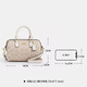 CoaCH (COACH) classic Rowan18 mini Boston bucket bag pillow hand-carrying small bag women's bag CW329 [Medium size] CY679-milk coffee color