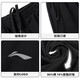 Li Ning (LI-NING) Sports Pants Spring and Autumn New Men's Flat Top Pants Airy Loose Straight Casual Sportswear Running Training Pants Black (Flat Top - Zipper Style) M (170)