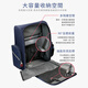 UnMe elementary school students schoolbag boys and girls in grades 1, 2, 3, 4, ridge protection and shoulder protection for 6-8 years old lightweight children (grades 1-4) 3403 blue grid