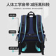 Jiucheng School Bag Junior High School Boys réduit le fardeau des élèves du lycée sac à dos de grande capacité à dos de loisirs à eau
