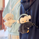 Birthday gift for girls, cross-body bag for women, cute plush doll backpack, niche, advanced student party, practical, exquisite, romantic and high-end lamb, about 23cm