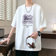 
Airmiuu International Brand American Short-sleeved T-shirt Summer Letter Print Loose Large Size Half-sleeved Teenager Sexy Shoulder K15914 White [Quality Guarantee] (Gift Box Packaging) M
