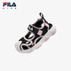 Fila Fila children's shoes children's sandals 2025 summer new river tracing shoes for boys and girls outdoor shoes trendy black/female pink-BP 31