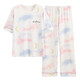 Urbano belleza pijama de verano algodón puro algodón del algodón delgado de algodón corto estudiante de estilo coreano lindo traje de estilo coreano y otoño ropa holgada y9712 m (recomendado 75-95Jin [Jin equivale a 0.5 kg])