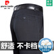 皮尔卡丹（PIERRE CARDIN）2025春夏新款男士牛仔裤高腰宽松直筒中老年休闲裤子薄款长裤 3892款 黑色【夏季】 薄款 35 【腰围2尺8】