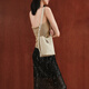 Sac de godet laby RABEANCO / ZANA pour femmes Sac crossbody léger simple épaule mère mère de navettage sac fourre-tout Couleur de sable de lait