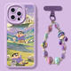 RSRDDY cherry suitable for Apple 16 mobile phone case new iphone15promax case 14pro silicone x protection 13 bag 11 lens xr sense ip12 women's pus shell xs ihone16pro NM15604 blow away worries wheat field silicone soft shell + white