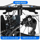 FOREVER new highway men's and women's bicycles with variable speed aluminum alloy ultra-light ultra-fast wind breaking 700 racing bicycle RS3527 speed 700C aluminum wire disc glare black