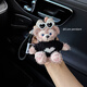 Litian niedlich Shirley Meiduffy Auto Schlüsselbeutel Anhänger Plüsch Cartoon Puppe Ornament Männer und Frauen Geschenke schwarze Liebe Pullover Meimerei
