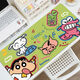 Long mouse pad Crayon Shin-shirt's extra-large computer desk pad high-value keyboard pads can be washed and cleaned ZZ2694/Shin Shin-shirt [57cm*33cm thick 3mm]