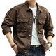 American Heavyweight Retro Denim Jacket for Men Spring and Autumn 2025 New Trendy Brand Trendy Casual Spring Workwear Jacket for Men Black Regular L Recommendation 110Jin Jin is equal to 0.5kg -130Jin Jin is equal to 0.5kg