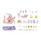 Sylvanische Familien Meerjungfrau Fantasy Castle Set spielen House Girl Toy Doll Set Set