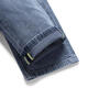 Seven Wolf Jeans Men's Spring and Summer Casual All-Match Leisure Pants Solid Color Pants Cropped Pants Men's Fashion Light Blue 34/86A