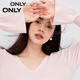 ONLY 2025 autumn casual temperament design sweet V-neck off-shoulder sweater for women|125324024
