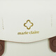 MARIE CLAIRE包包女轻奢大牌夏季新款女士单肩斜挎包纪念日生日礼物送老婆女友 米白.拼咖啡送labubu挂饰